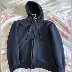 Aritzia boyfriend fit zip up hoodie